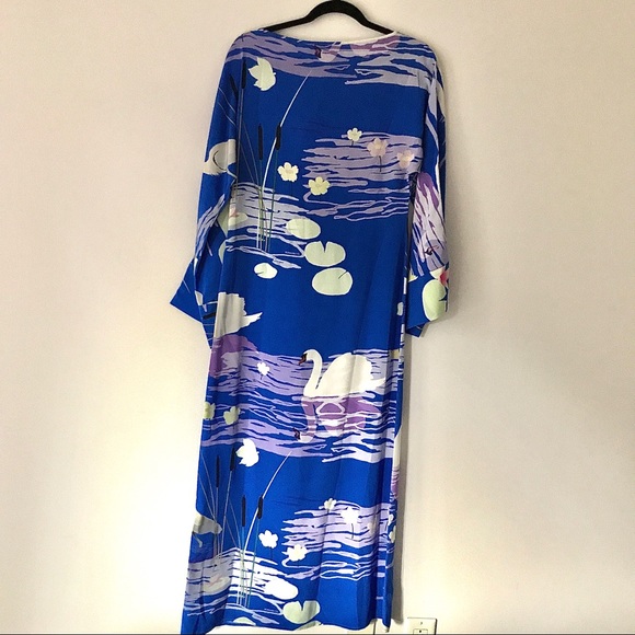 Blue Swan Lily Dress by BERNADETTE size 36 - Picture 9 of 13